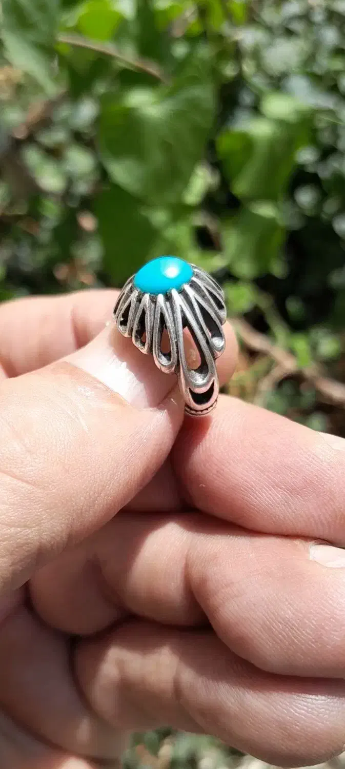 انگشتر فیروزه عجمی|جواهرات|دزفول, |دیوار