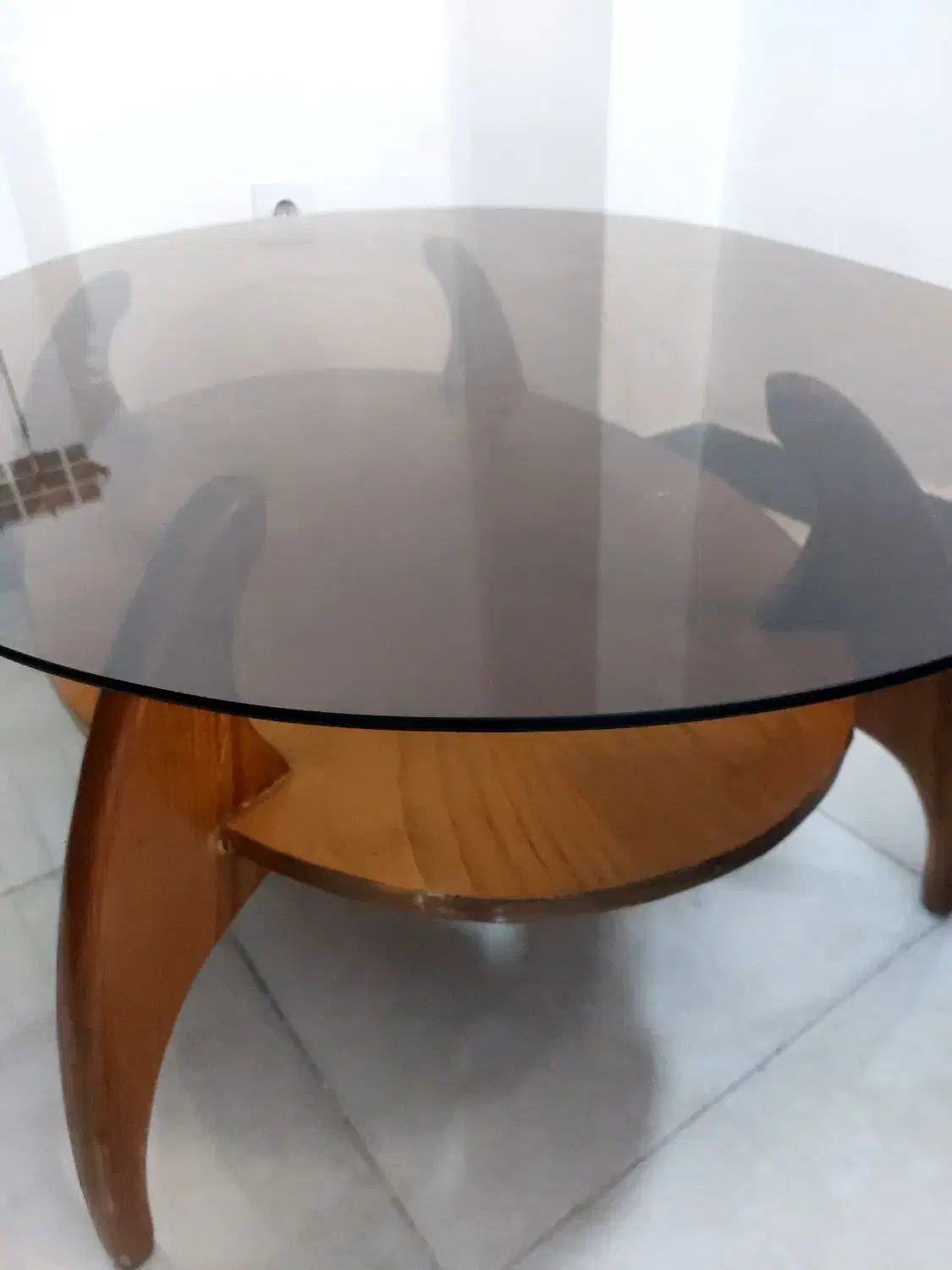 میز جلوی مبلی و دو عدد عسلی|مبلمان خانگی و میز عسلی|جویبار, |دیوار