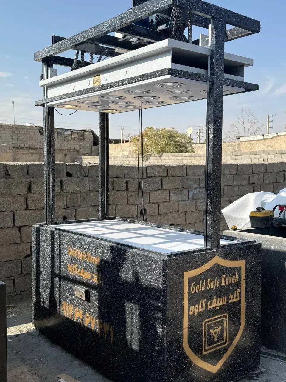 گاوصندوق آسانسوری مدلgs2000 طلایی|ابزارآلات|لنجان, |دیوار