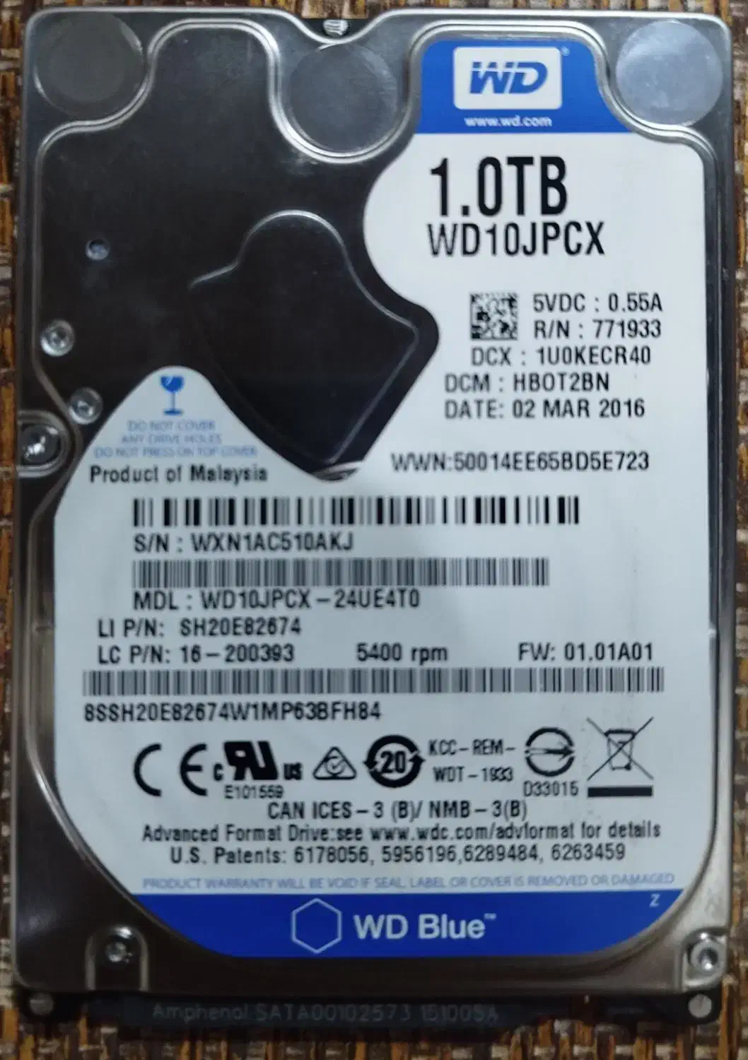 هارد لپ تاپ|قطعات و لوازم جانبی رایانه|مشهد, سناباد|دیوار