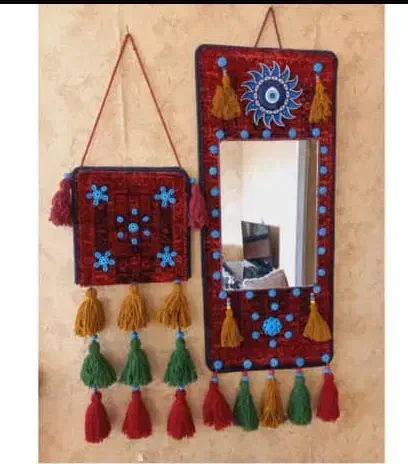 ست آینه و جا قرآنی سنتی|صنایع دستی و سایر لوازم تزئینی|یاسوج, |دیوار
