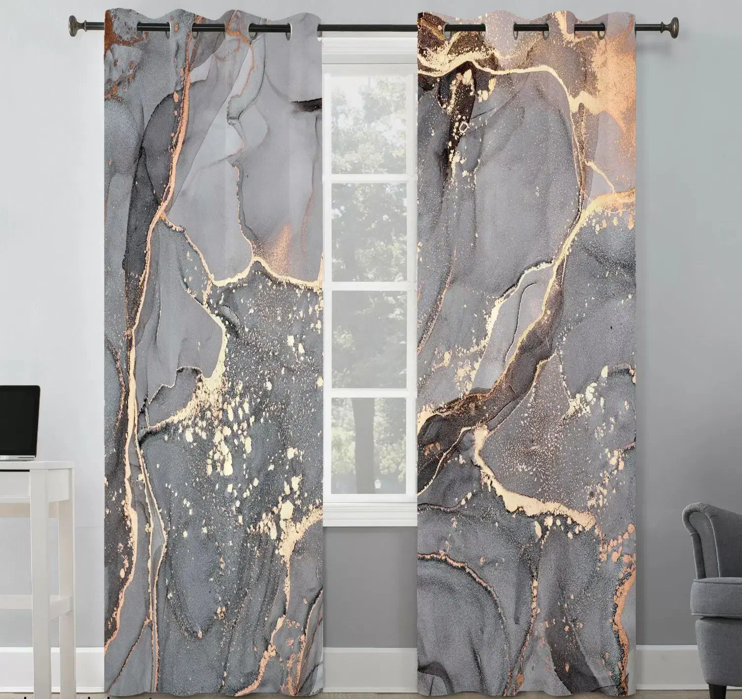 چاپ پرده سفارشی با طرح دلخواه خود شما|پرده، رانر، رومیزی|اصفهان, آهنگران|دیوار