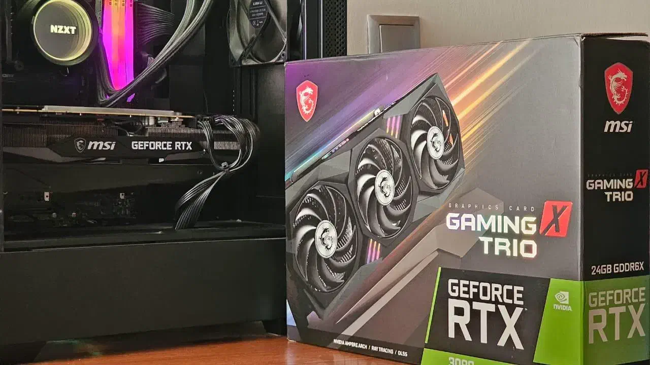 کارت گرافیک MSI 3090 XTRIO 24GB (درحدنو)|قطعات و لوازم جانبی رایانه|کلارآباد, |دیوار