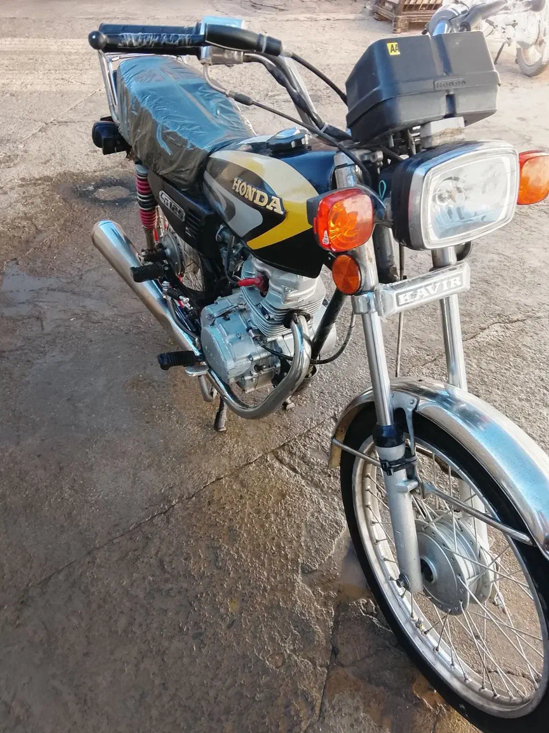 موتور هندا 125 مزایده مدل 94|موتورسیکلت|اسدآباد, |دیوار