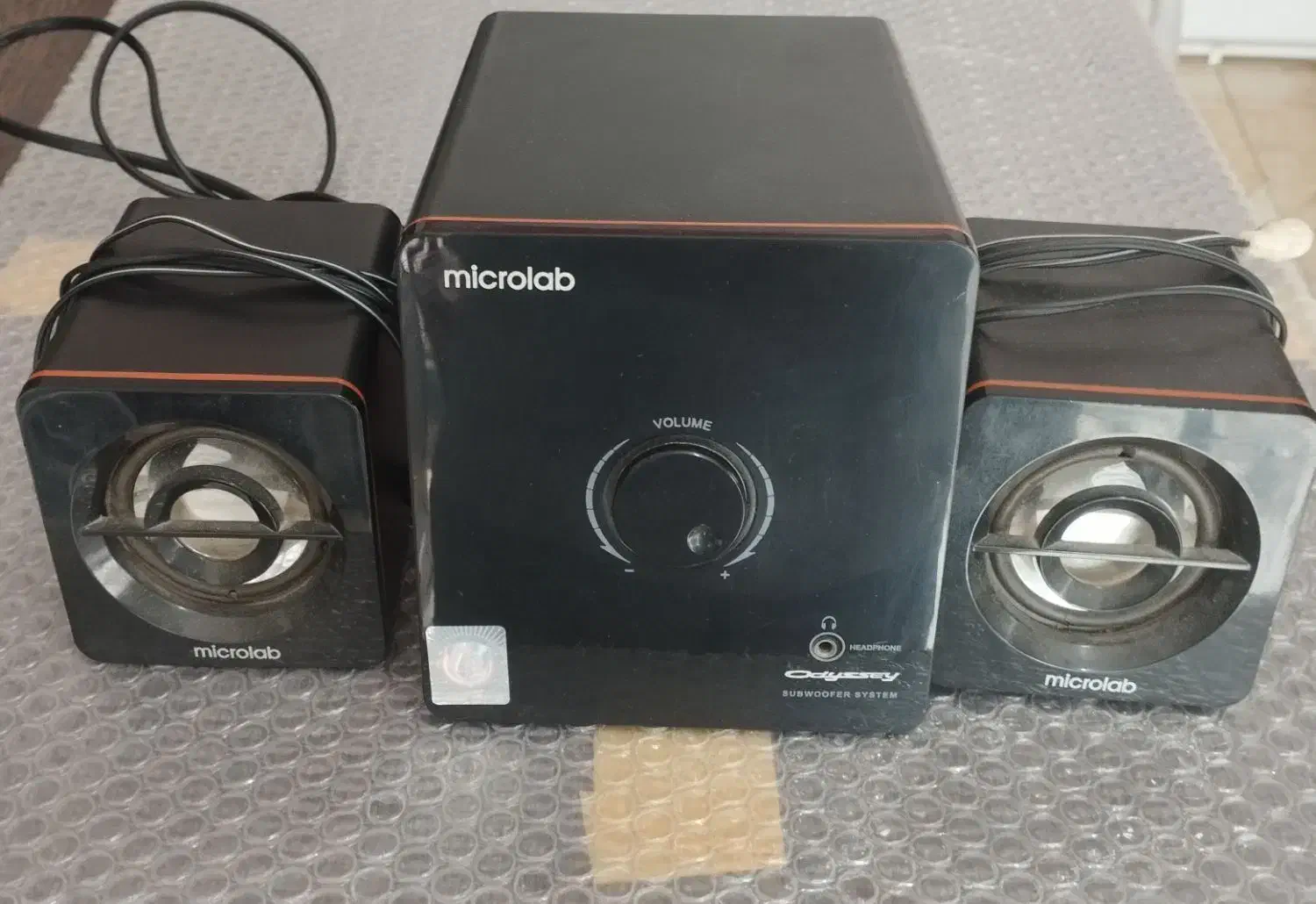 اسپیکر 3 تیکه microlab|قطعات و لوازم جانبی رایانه|رشت, دیانتی|دیوار