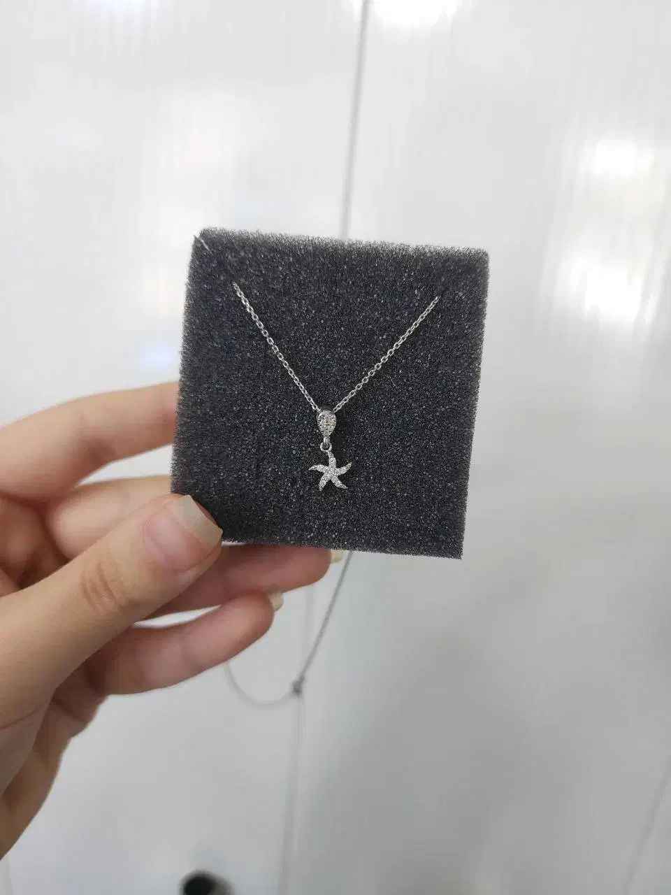 پلاک زنجیر طرح ستاره نقره اصلی|بدلیجات|کرمانشاه, |دیوار