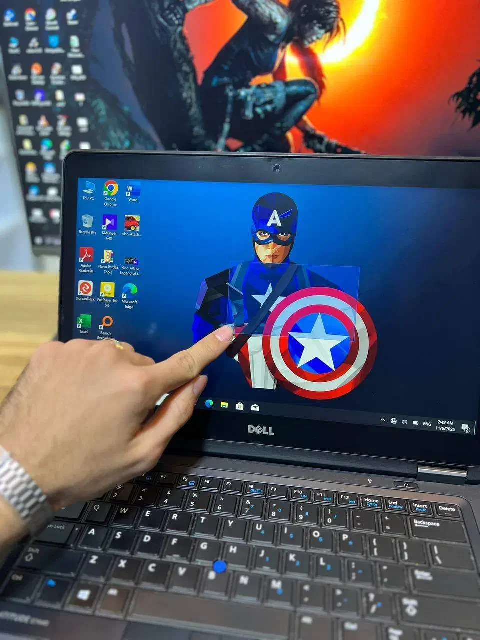 لپ تاپ dell لمسی|رایانه همراه|ارومیه, |دیوار