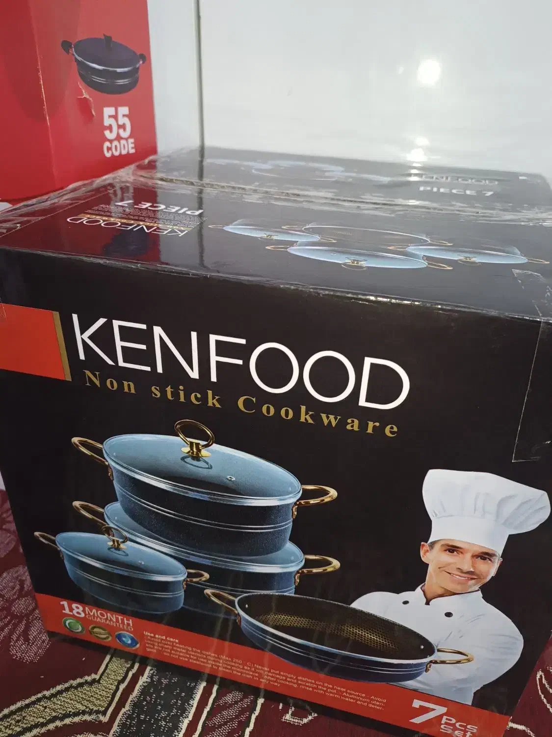 ظروف قابلمه ومایتابه شونزده  تیکه زنبوری کنودد|ظروف پخت‌وپز|رامهرمز, |دیوار