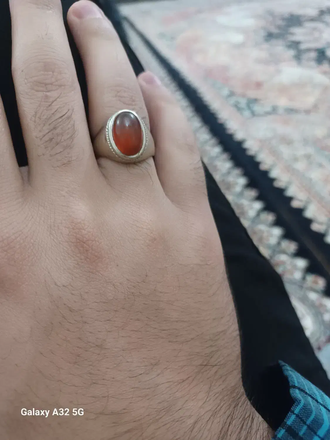 عقیق پرتقالی کهنه|کلکسیون اشیاء عتیقه|زابل, |دیوار