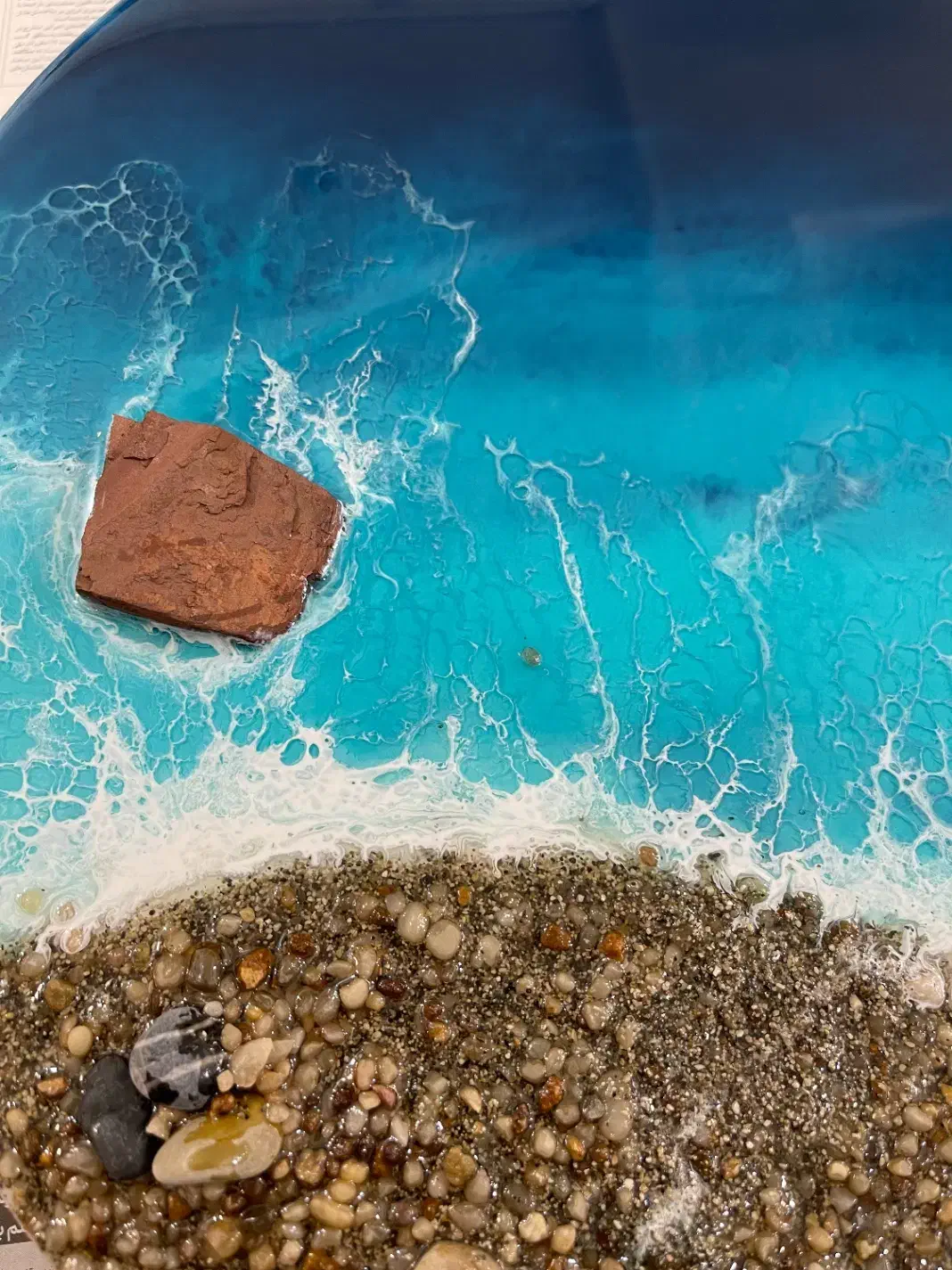 تابلو دریا و تابلوی کهکشان رزینی|صنایع دستی و سایر لوازم تزئینی|رشت, یخسازی|دیوار