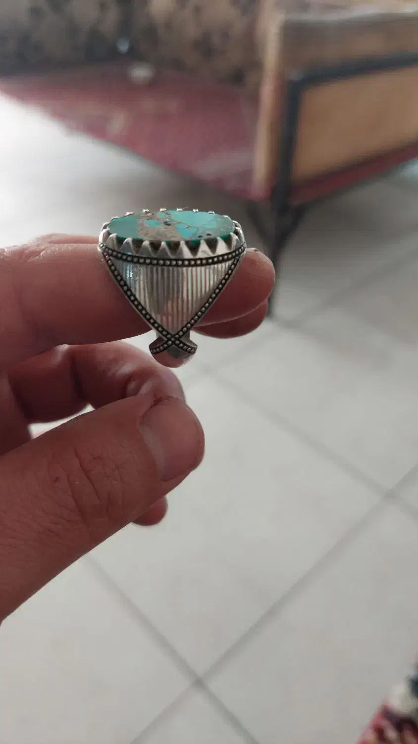انگشتر فیروزه کلکسیونی. زیبا|بدلیجات|سنندج, |دیوار