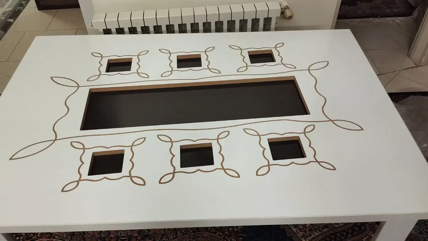 فروش میز ناهارخوری همراه ۲تا صندلی|میز و صندلی غذاخوری|گلپایگان, |دیوار