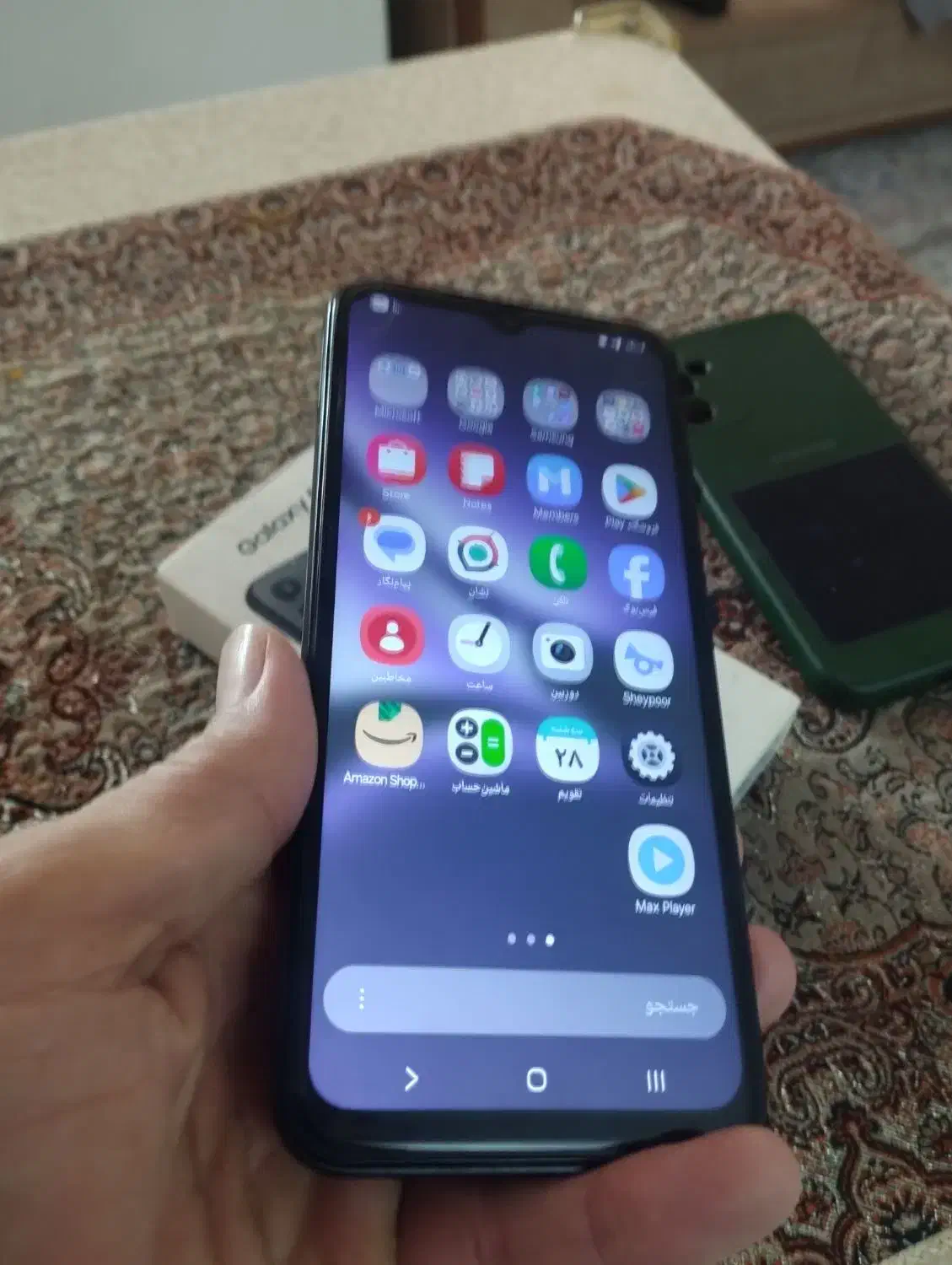 سامسونگ مدل A14 اندروید ۱۵ با کارتن انتقال مالکیت|موبایل|تهران, خواجه نظام الملک|دیوار