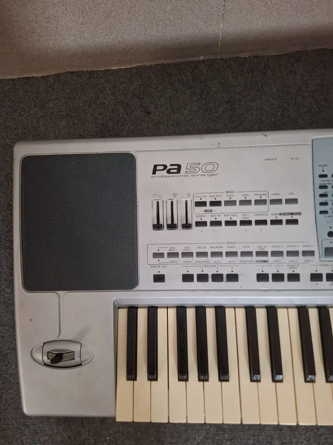 ارگ pa50تبدیل به 80|پیانو، کیبورد، آکاردئون|ایذه, |دیوار