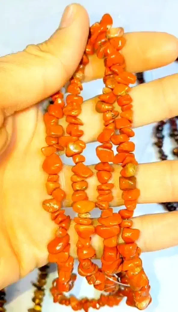 ۱۰ ریسه متنوع طبیعی مناسب ساخت دستبند|جواهرات|اصفهان, خرم|دیوار