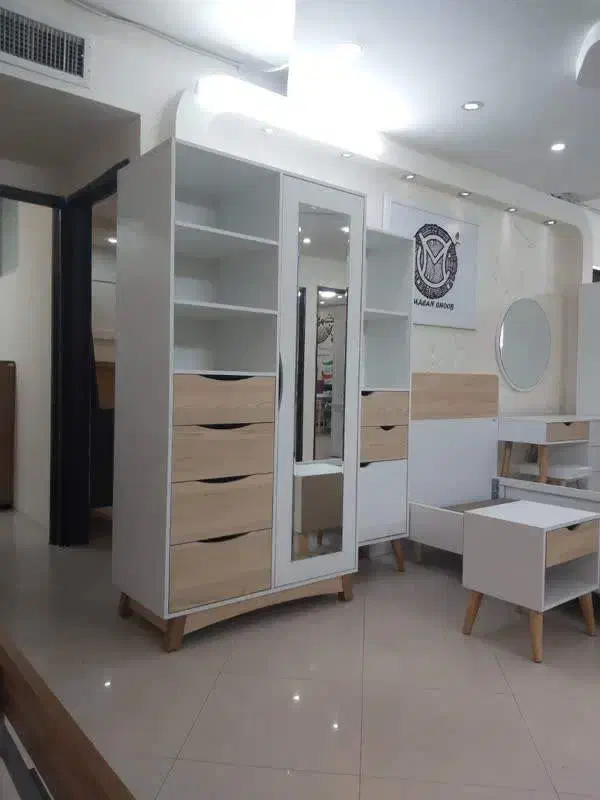 کمد لباس کشو و کتابخانه دار مدرن مدل BARLY|جاکفشی، کمد، دراور|مشهد, آزادشهر|دیوار