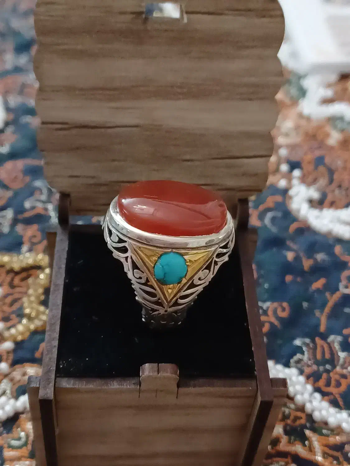 عقیق یمنی دست ساز شناسنامه دار|جواهرات|کرج, المهدی|دیوار