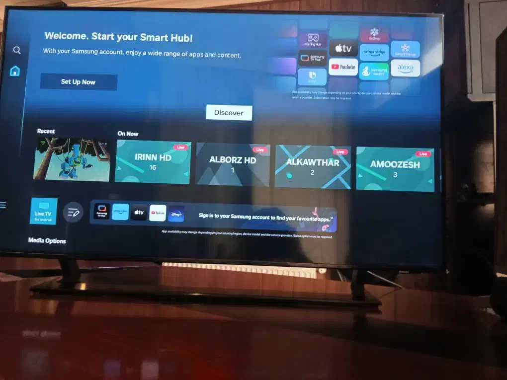 تلویزیون QLED سامسونگ 50 اینچ|تلویزیون و پروژکتور|فردیس, منظریه|دیوار