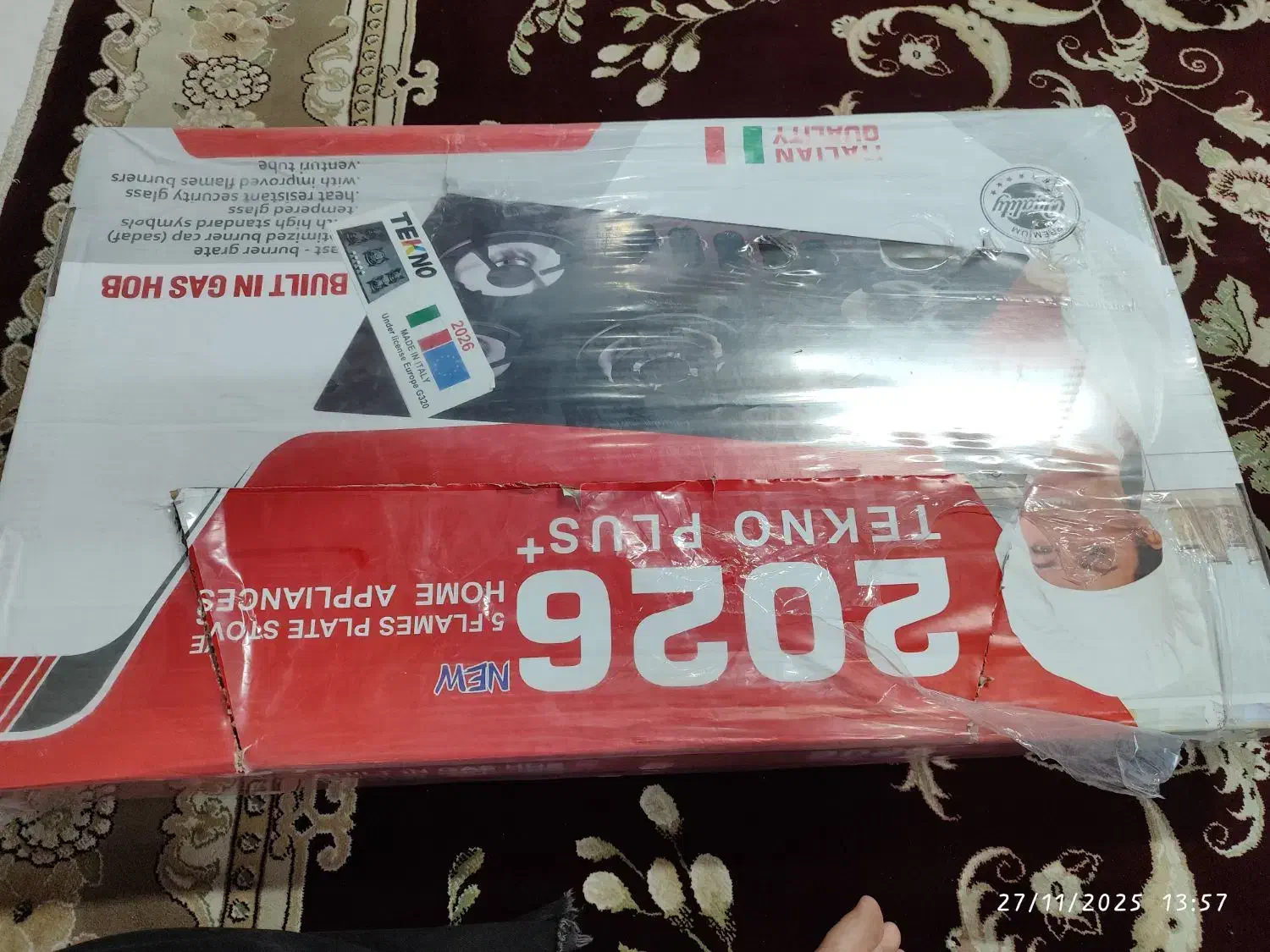 گاز رو میزی  تکنو tekno|اجاق گاز و لوازم برقی پخت‌وپز|سلمان‌شهر, |دیوار