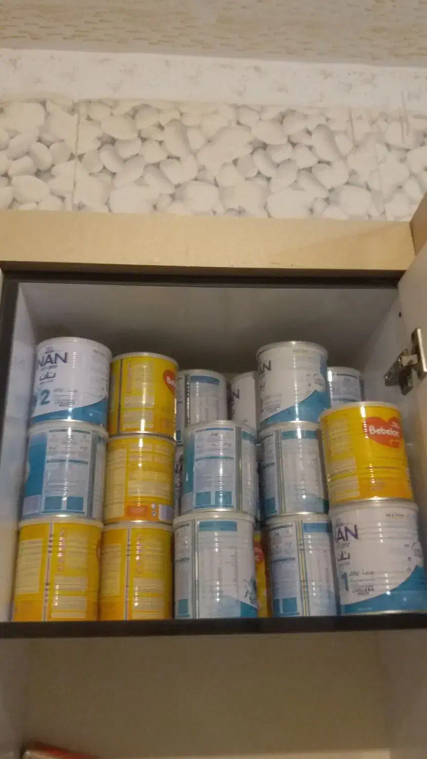 قوطی شیر خشک خیلی تمیز|ظروف نگهدارنده، پلاستیکی، یک‌بارمصرف|اهواز, عین ۲|دیوار