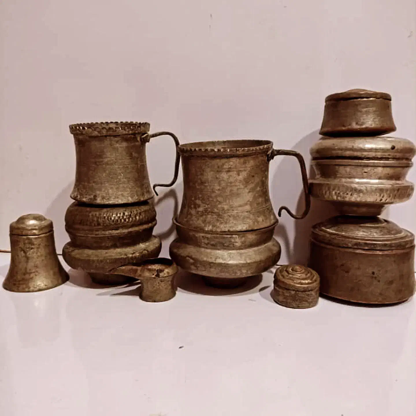 ظروف مسی و برنجی قدیمی|ظروف سرو و پذیرایی|کرمان, |دیوار