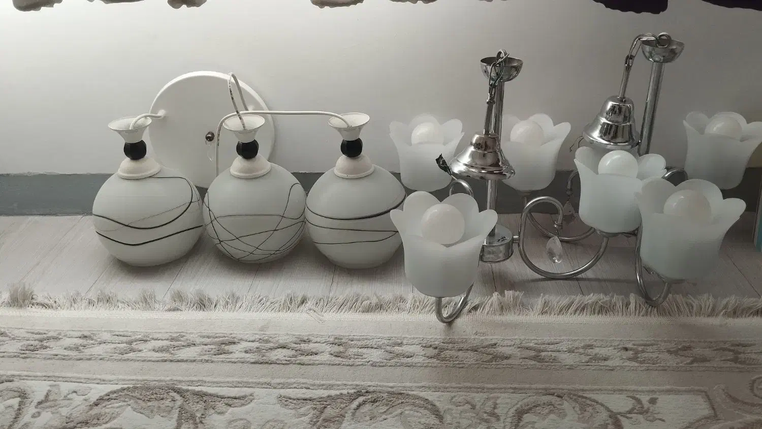 3عدد لوستر|لوستر و چراغ آویز|داراب, |دیوار