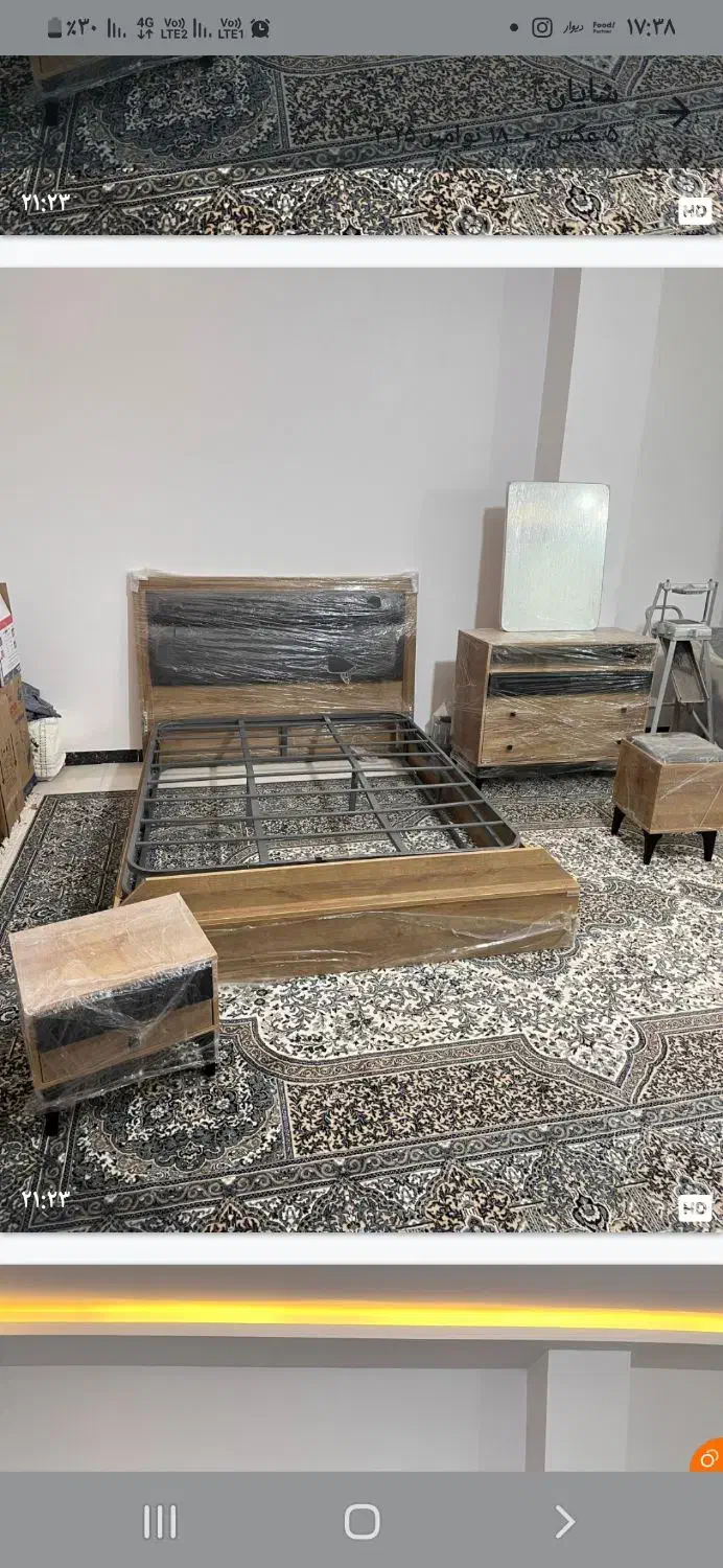 سرویس خواب از برند زیبا چوب|تخت و سرویس خواب|رفسنجان, |دیوار