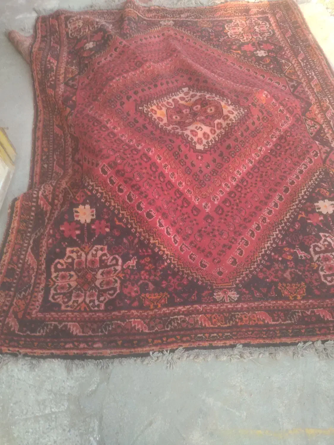 گلیم گبه دست بافت قدیمی سماور نفتی|کلکسیون اشیاء عتیقه|برازجان, |دیوار