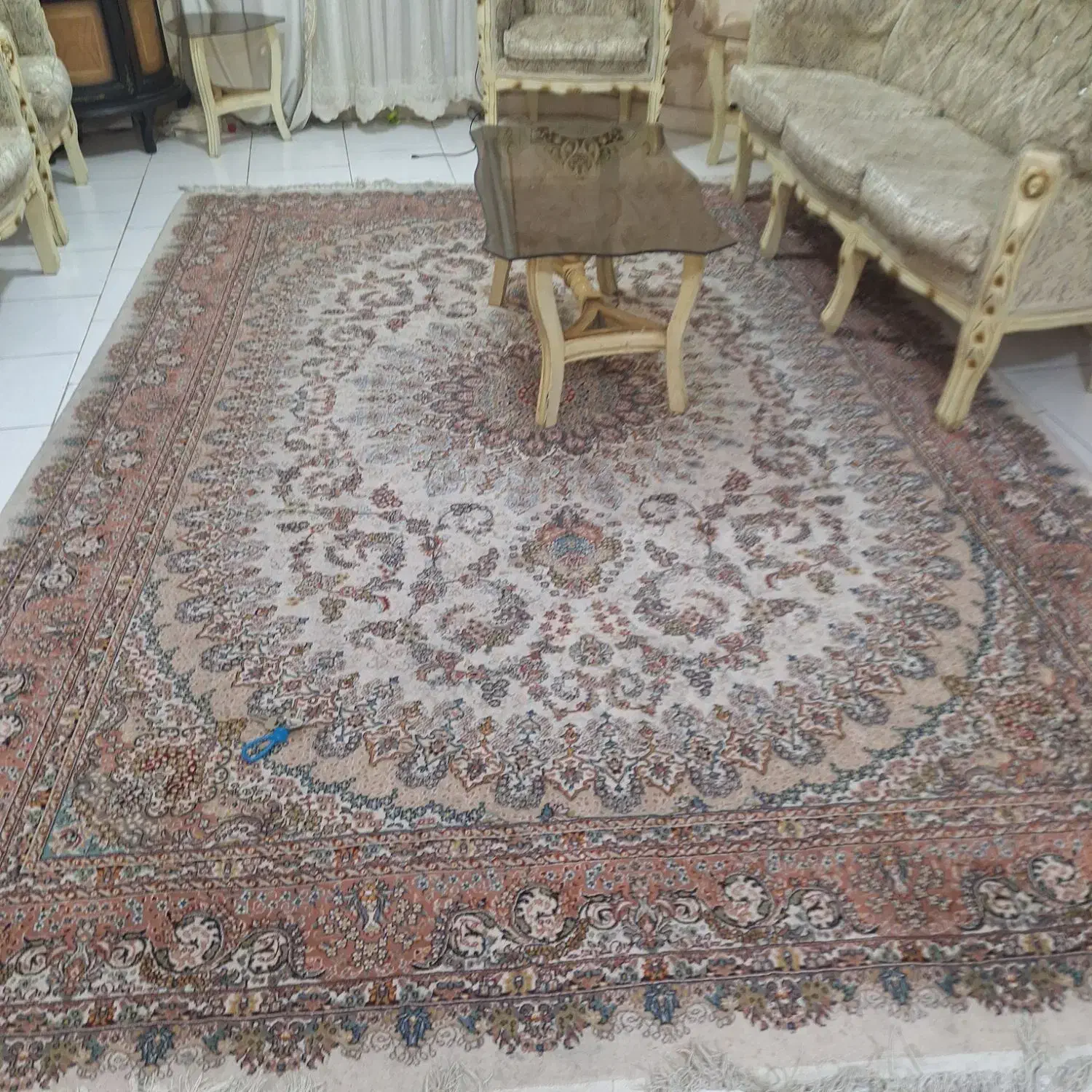 فرش 9 متری طرح طاووس|فرش|گرگان, |دیوار