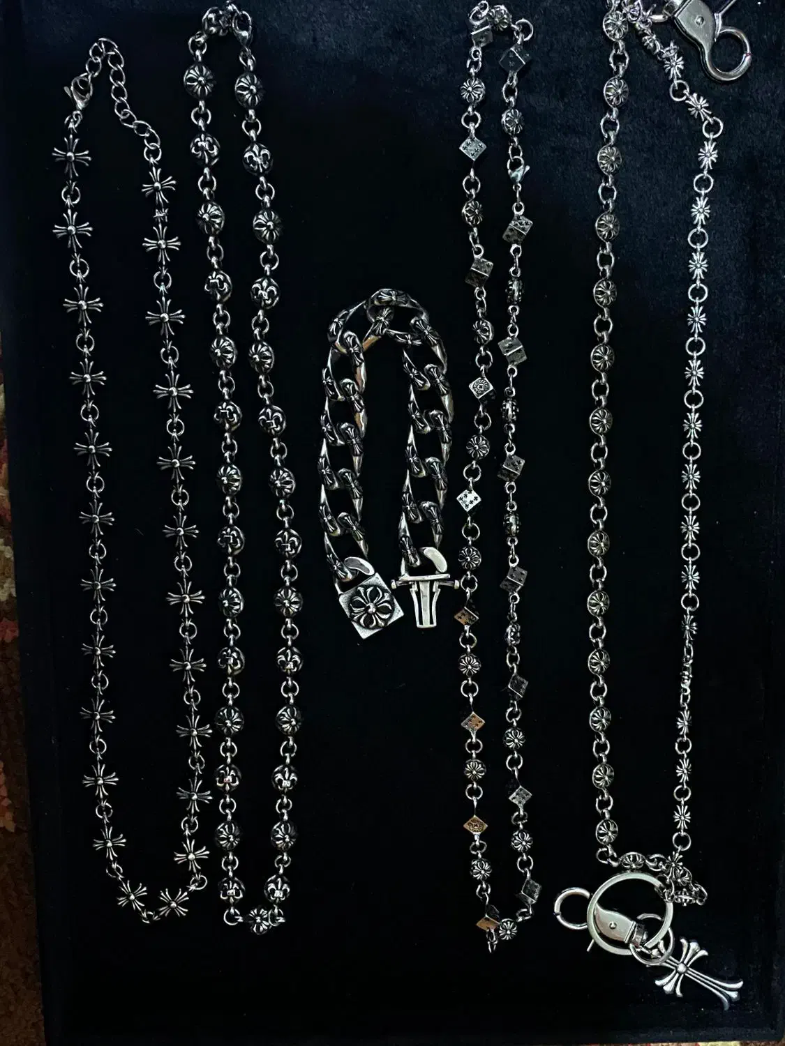 گردنبند و دستبند کروم هارتز وارداتی|بدلیجات|رودهن, |دیوار