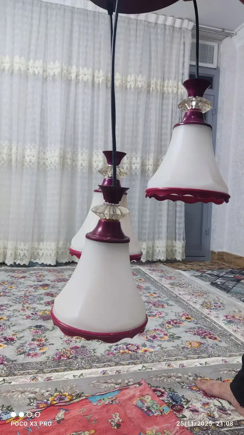 لوستر|لوستر و چراغ آویز|بیرجند, |دیوار