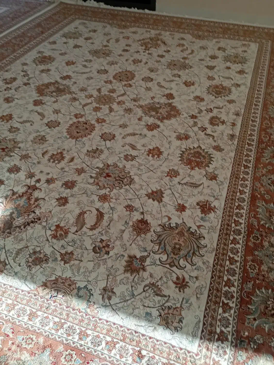 دو عدد پشتی دستبافت ۲عددفرش ۹متری و ۶متری|فرش|تهران, شادآباد|دیوار