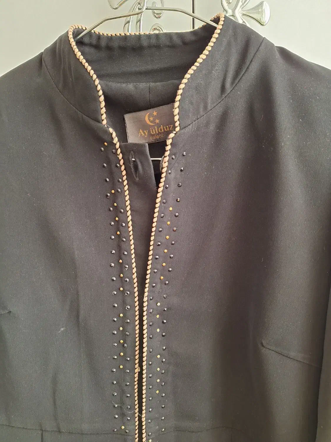 مانتو مشکی مجلسی بلند سایز۴۴|لباس|بناب, |دیوار