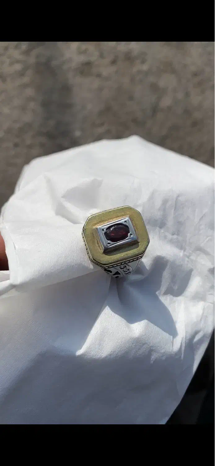 انگشتر یاقوت گارنت|جواهرات|تبریز, |دیوار