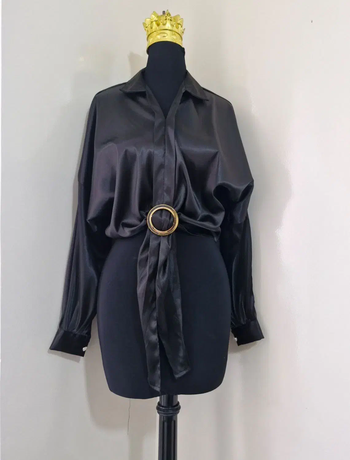 شومیز ساتن حلقه ای مجلسی خاص|لباس|قرچک, شهرک گلها|دیوار