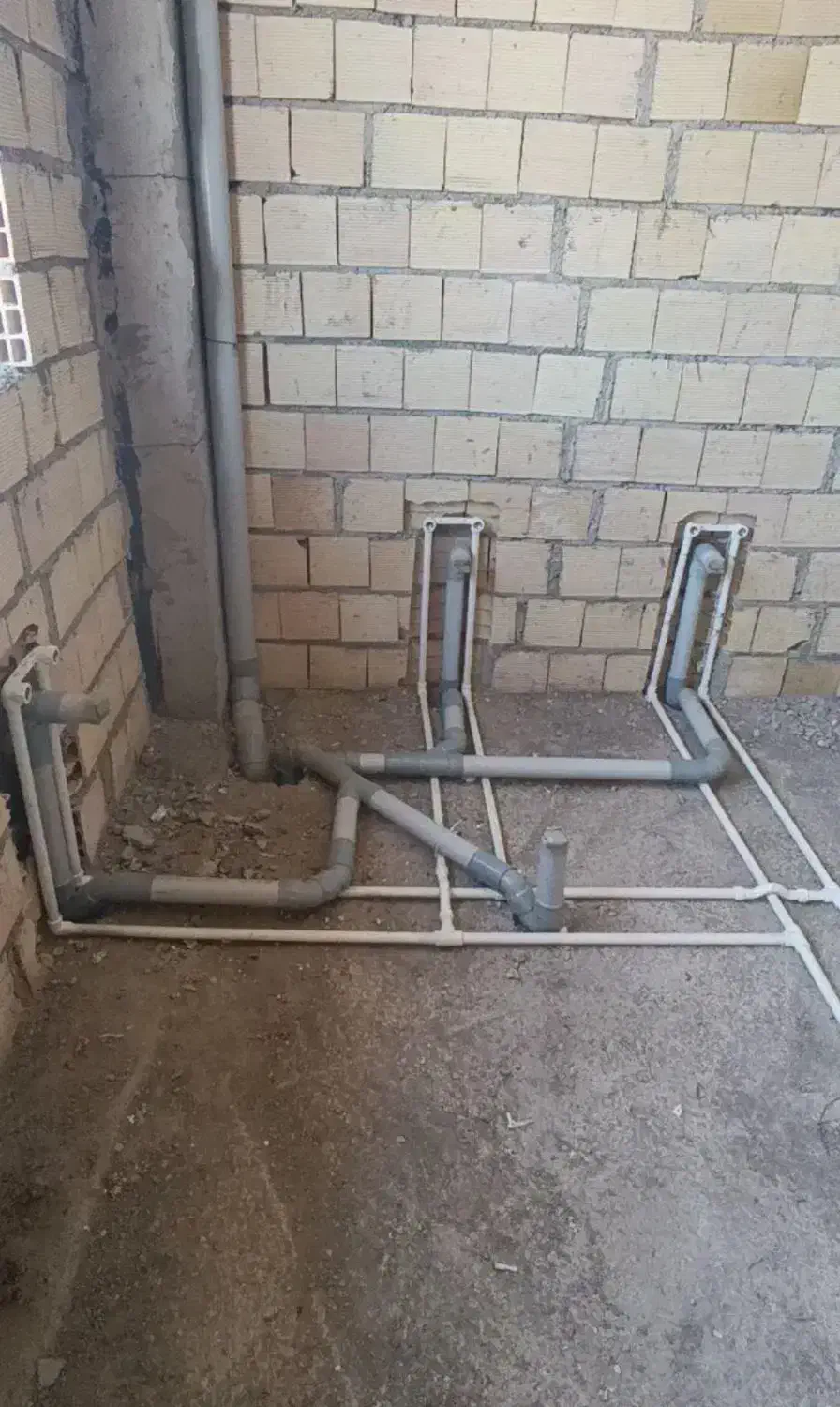 لوله کشی صفر تا صد تاسیسات ساختمان،آب،پکیچ،فاضلاب|خدمات پیشه و مهارت|فومن, |دیوار