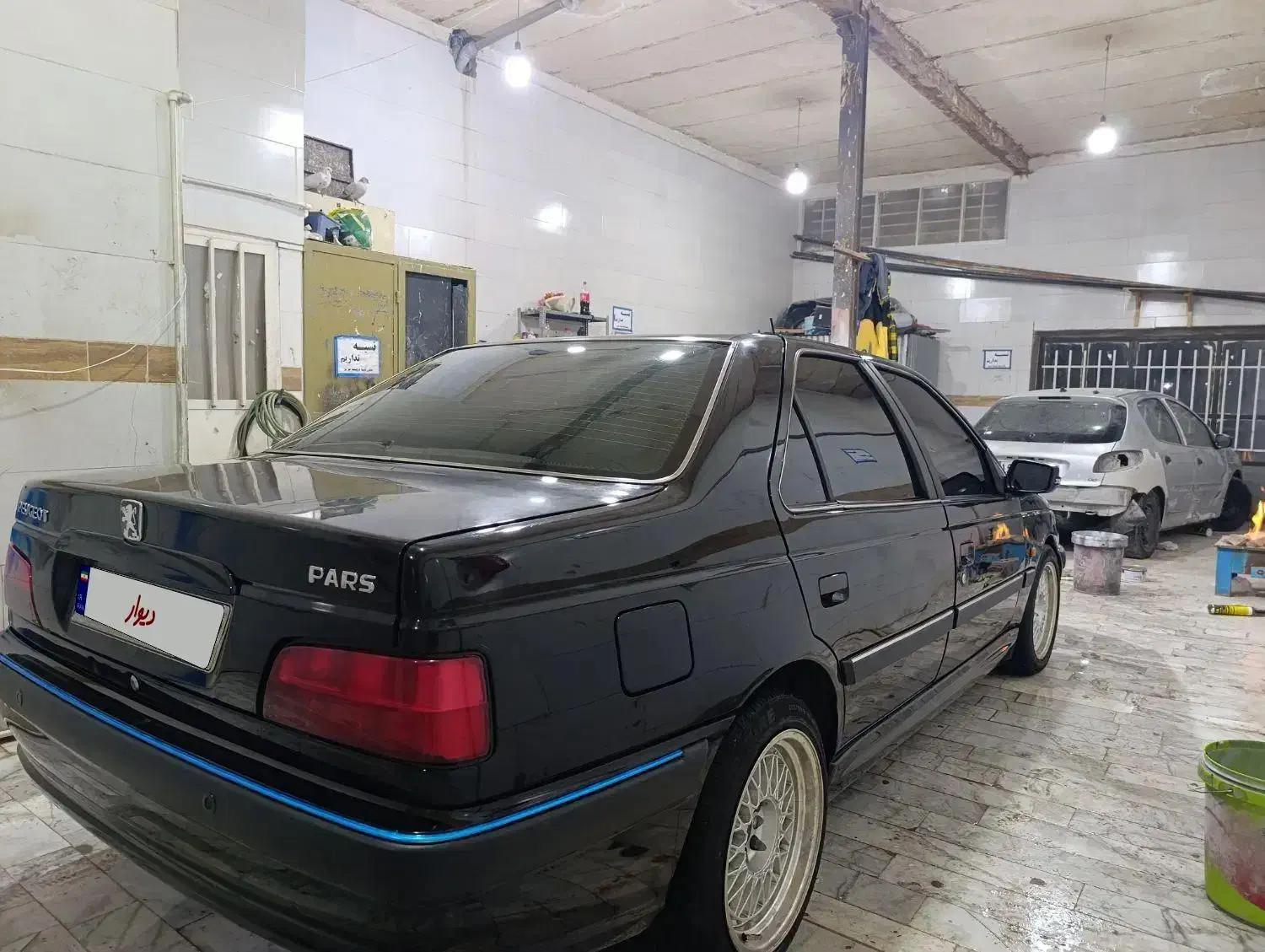 پژو پارس توی فا کلاس 15فول یک درب عقب رنگ آبرنگ|خودرو سواری و وانت|کاشمر, |دیوار