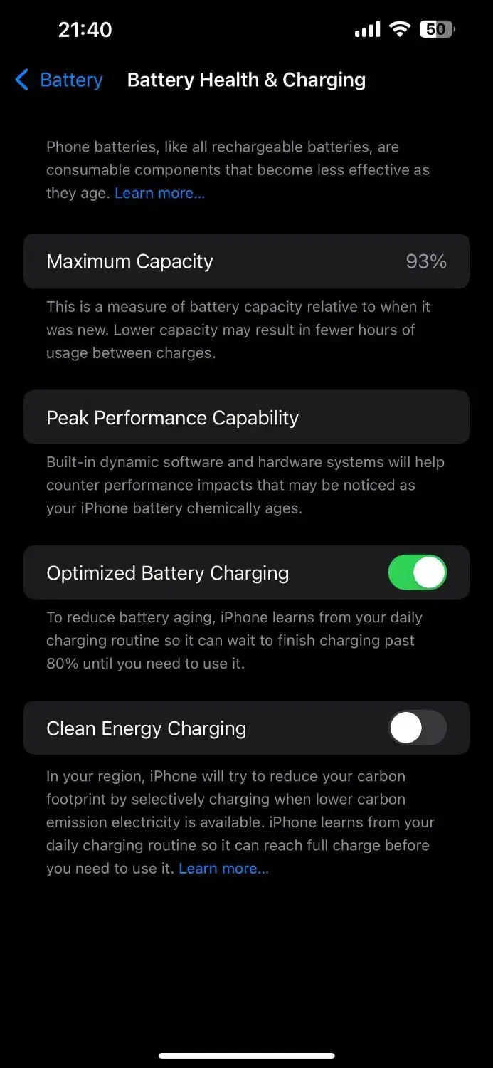 آیفون 13 پرومکس باتری 93|موبایل|تهران, ونک|دیوار