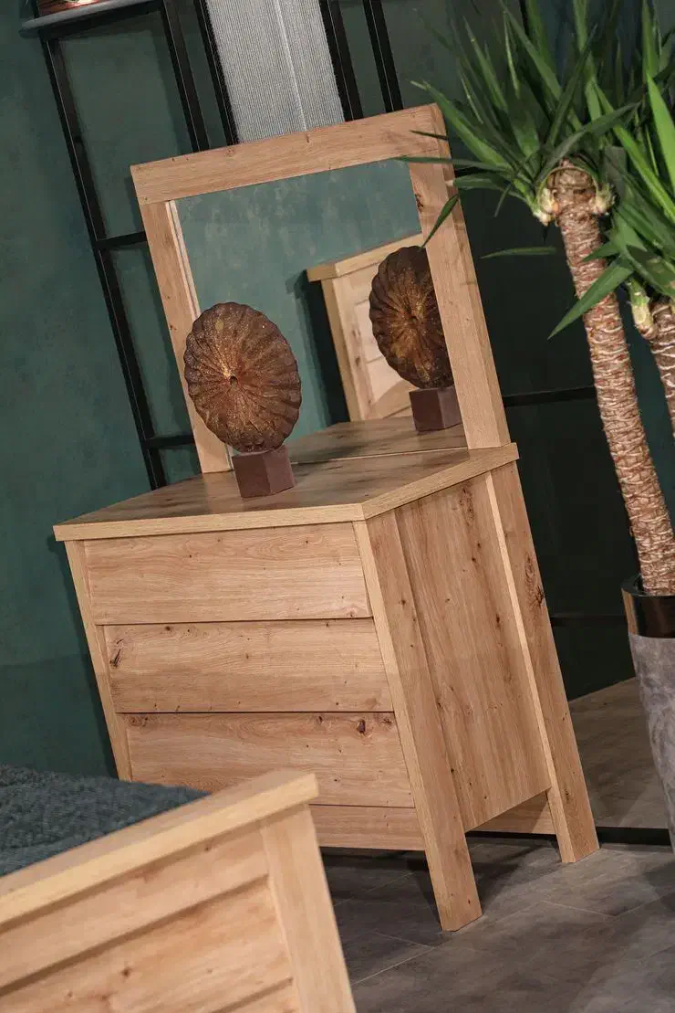 دراور چوبی با قاب آینه|جاکفشی، کمد، دراور|بیرجند, |دیوار