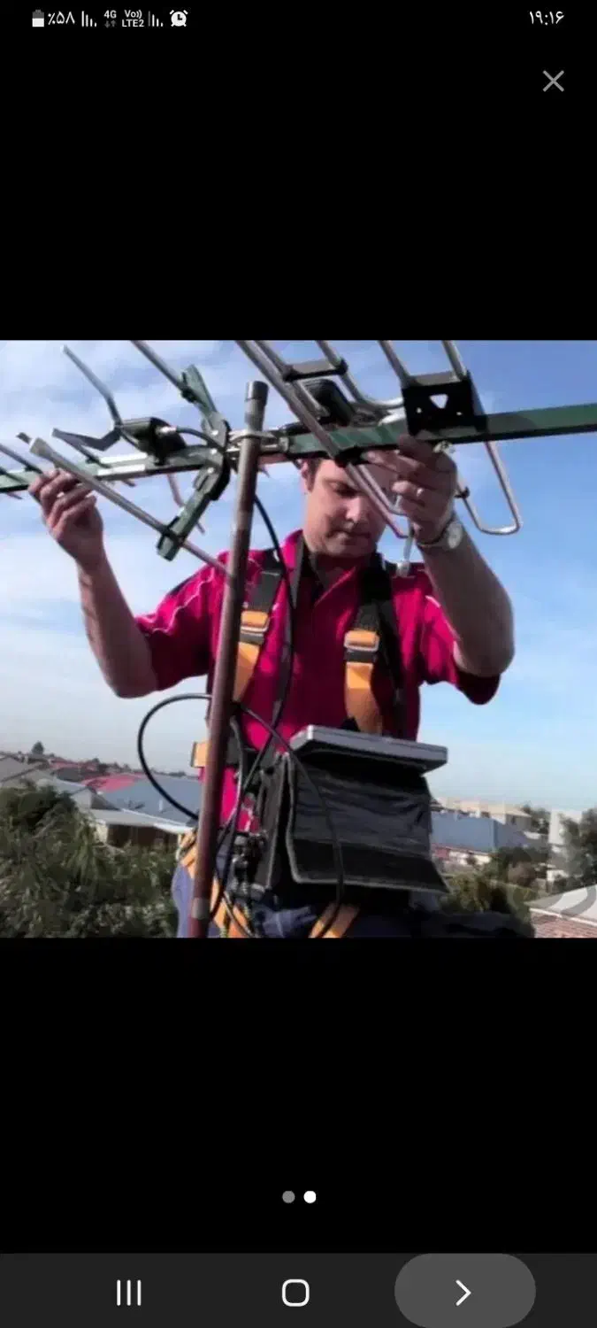 نصب انتن و نصب براکت تلوزیون|صوتی و تصویری|فارسان, |دیوار