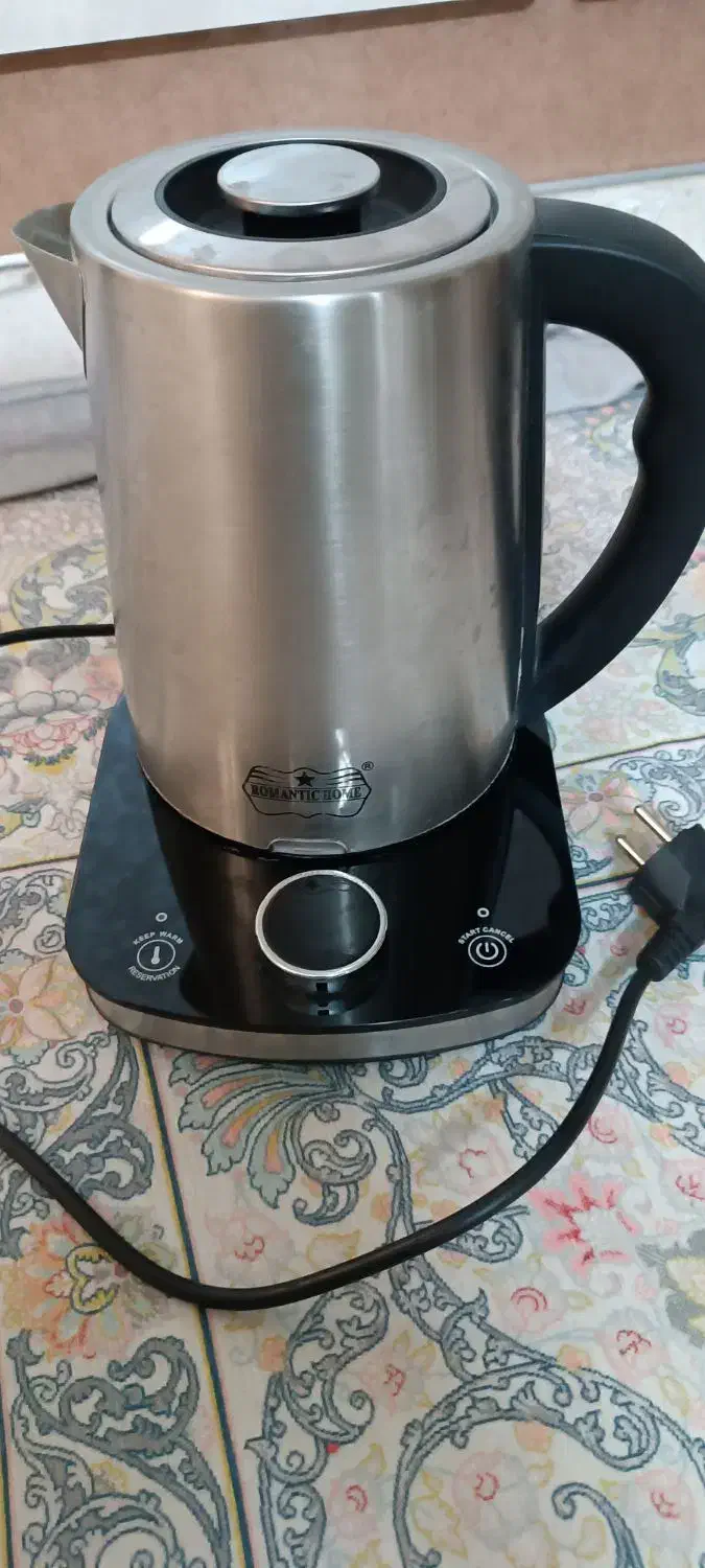 چایساز برقی به همراه قوری شیشه ای|سماور، چایساز، قهوهساز|قزوین, |دیوار