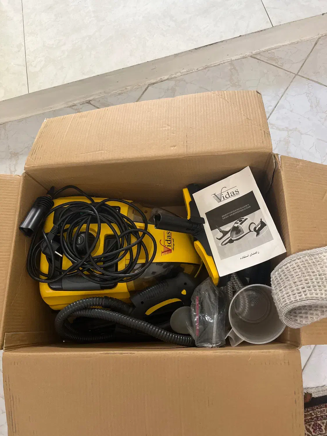 بخار شوی ویداس اصل ترکیه|جاروبرقی، جارو شارژی، بخارشو|تبریز, |دیوار