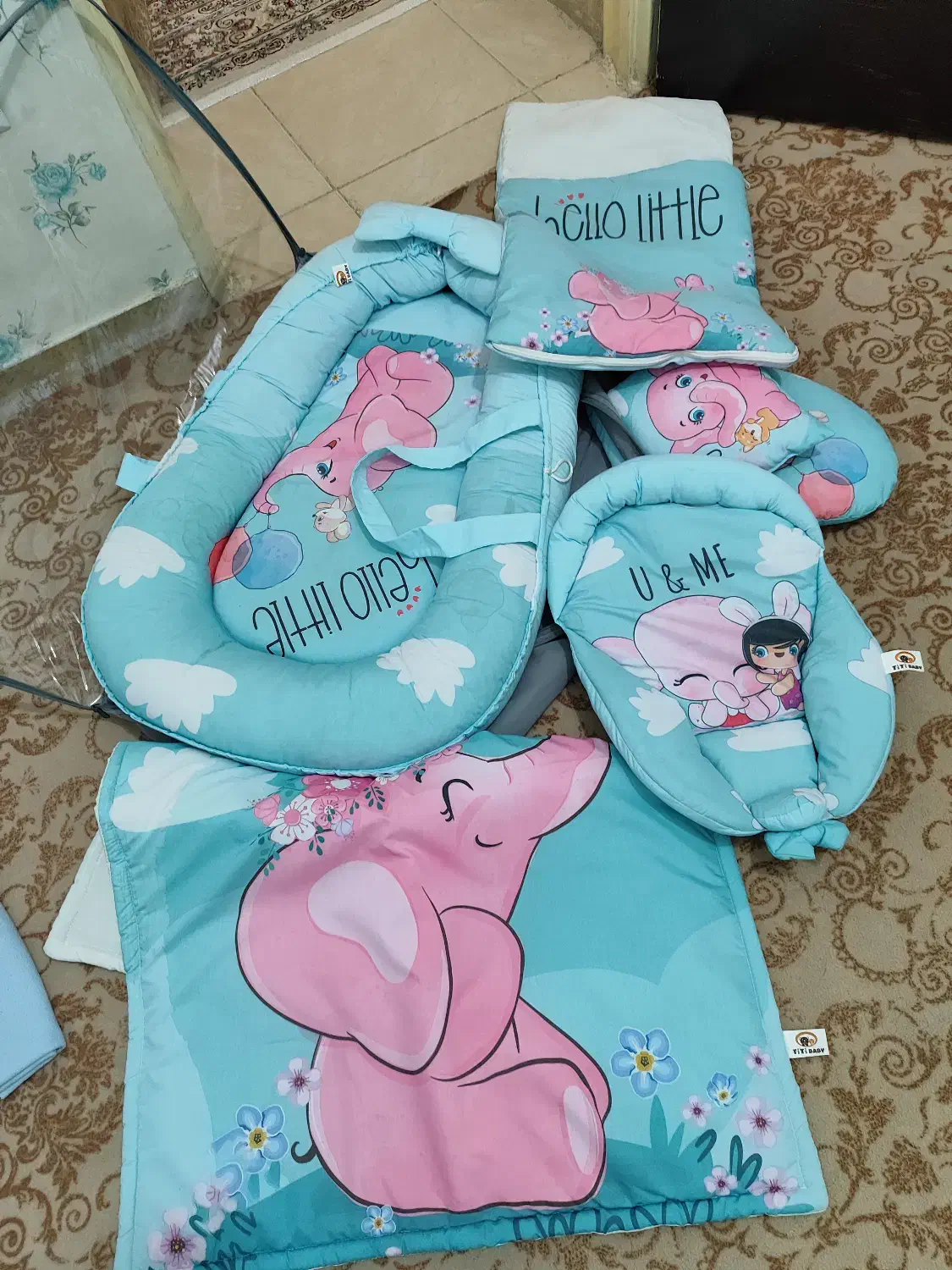 تخت وکمدست خواب نوزادومیز تلویزیون|اسباب و اثاث بچه|قرچک, مهدیه|دیوار