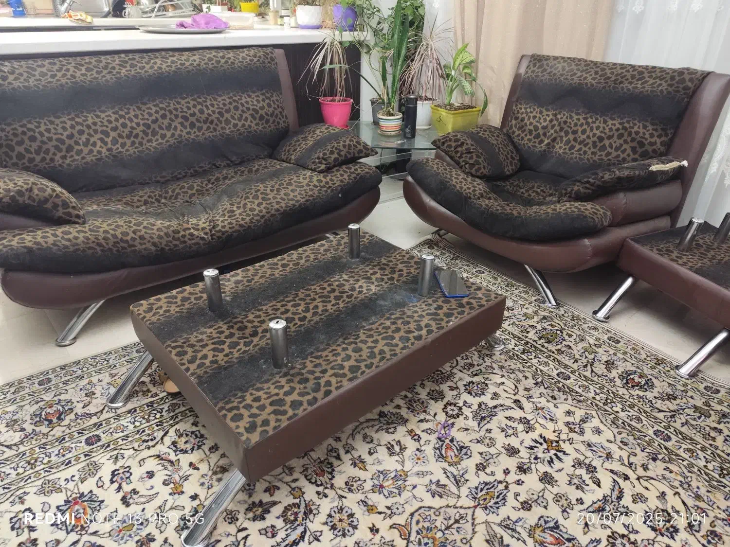 مبل چهار نفره|مبلمان خانگی و میز عسلی|تهران, آسمان|دیوار