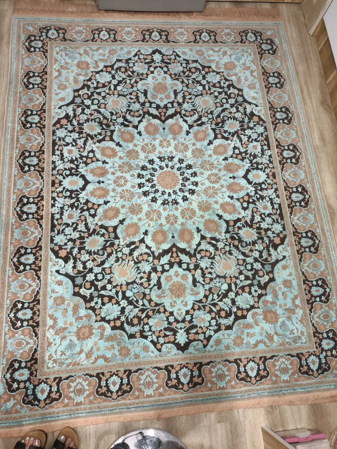 فرش طرح ابریشم بلژیکی|فرش|کرج, باغستان|دیوار