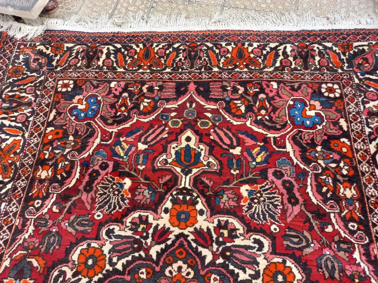 فرش دستباف شش متری قدیمی بنی|فرش|اصفهان, سرچشمه|دیوار