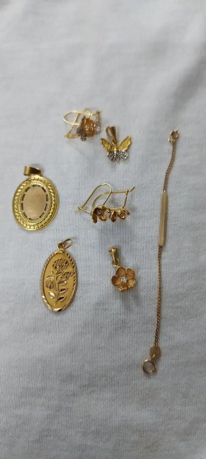 طلای مستعمل نوزادی سرویس فیروزه پلاک|جواهرات|مشهد, ایثار|دیوار