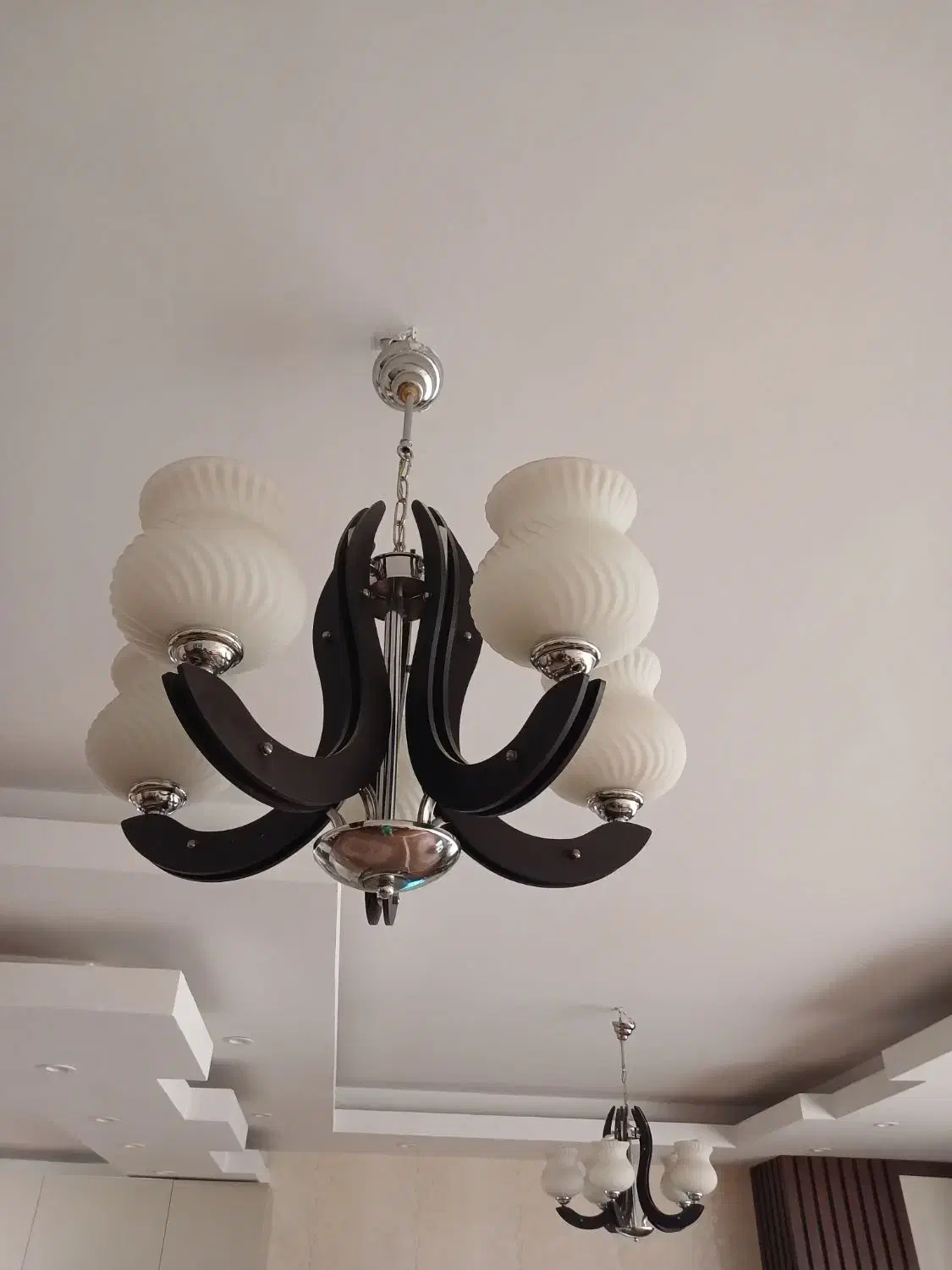 دو عدد لوستر|لوستر و چراغ آویز|کرج, شاهین‌ویلا|دیوار