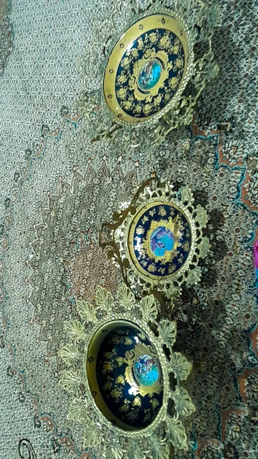 ست برنز ریخته میوه خوری|ظروف سرو و پذیرایی|پارسآباد, |دیوار