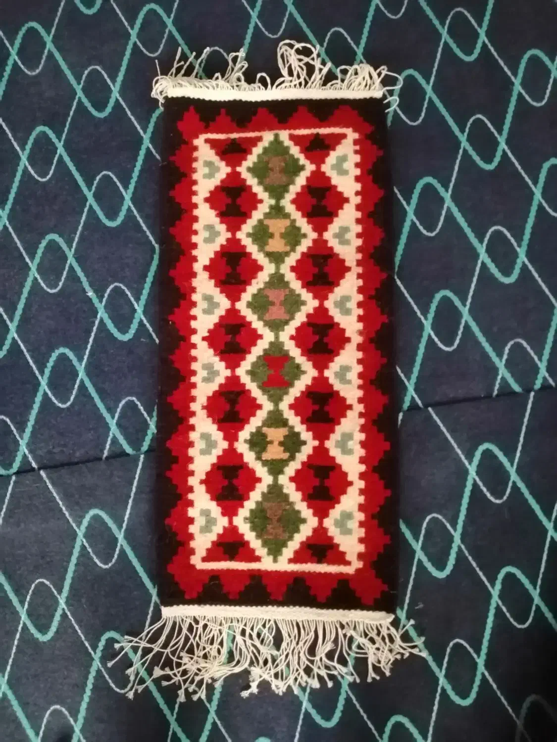 گلیم پشمی دست بافت|گلیم، جاجیم، گبه|زنجان, |دیوار